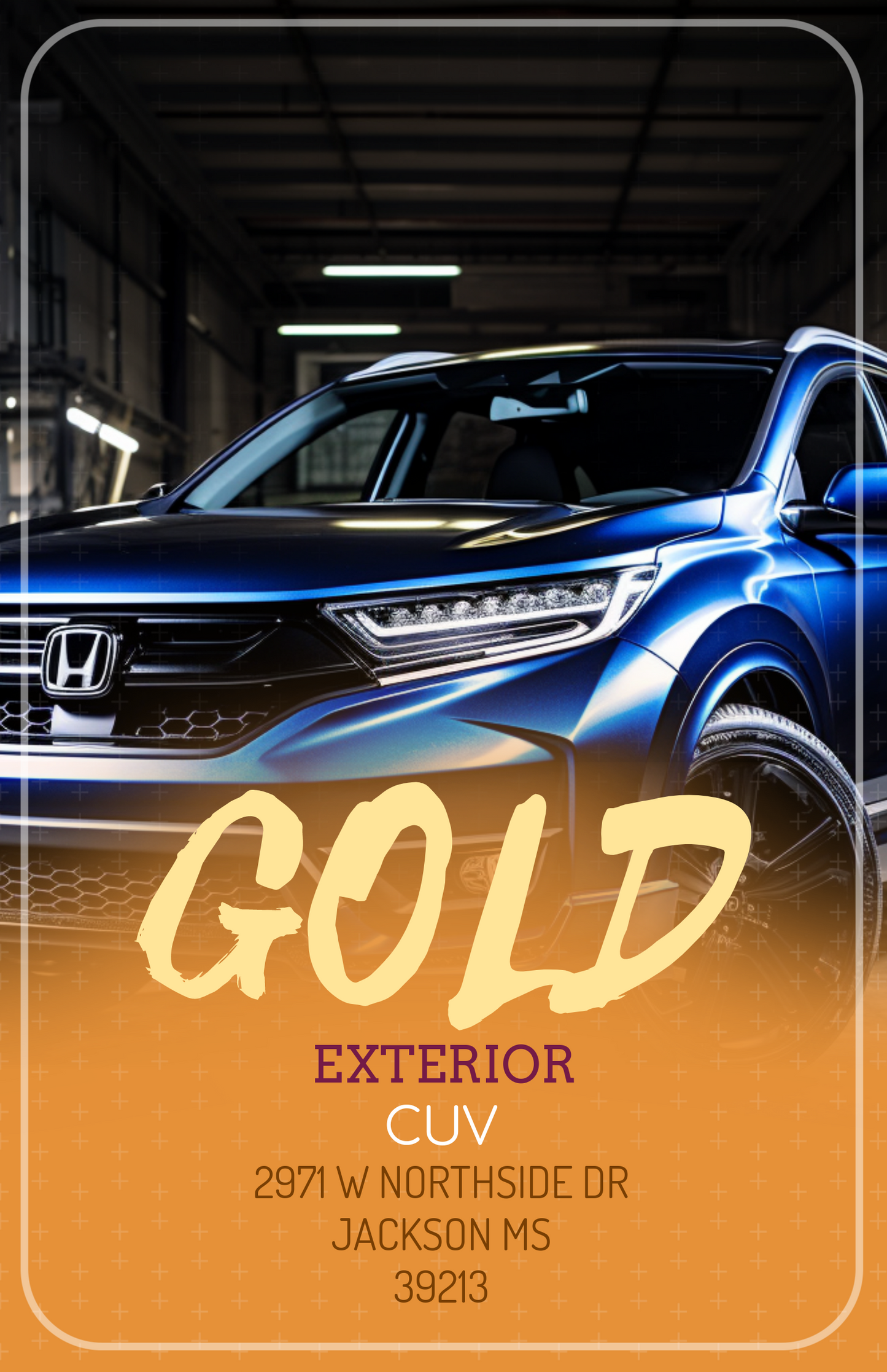 Gold Exterior Detail CUV