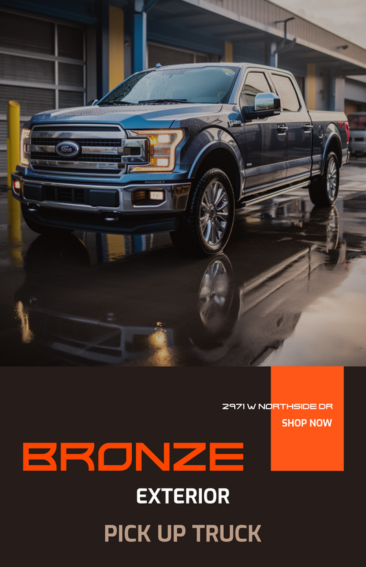 Bronze Exterior Detail Pick Up Truck