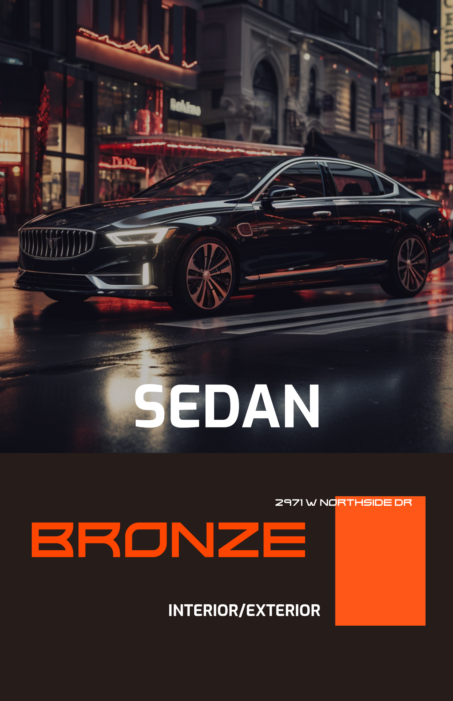 Bronze Exterior Detail Sedan