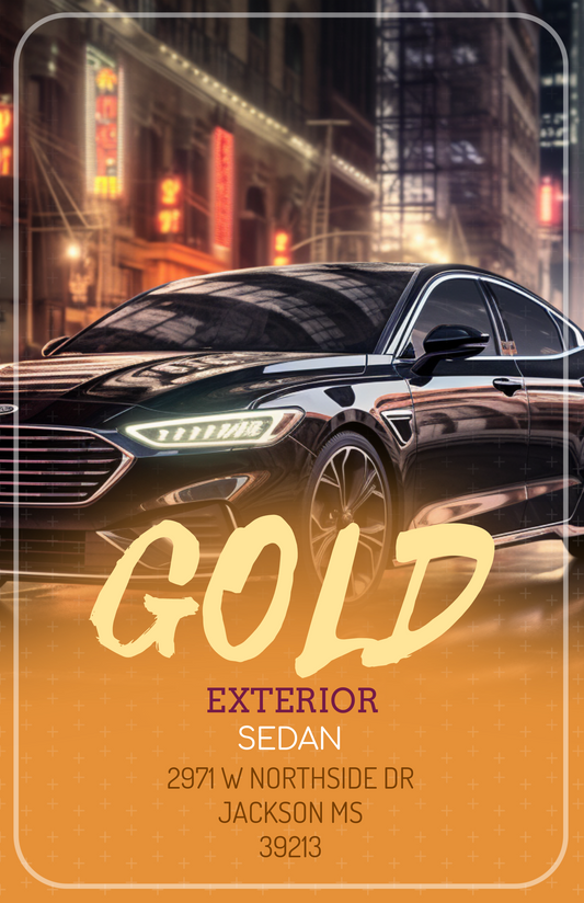 Gold Exterior Detail Sedan